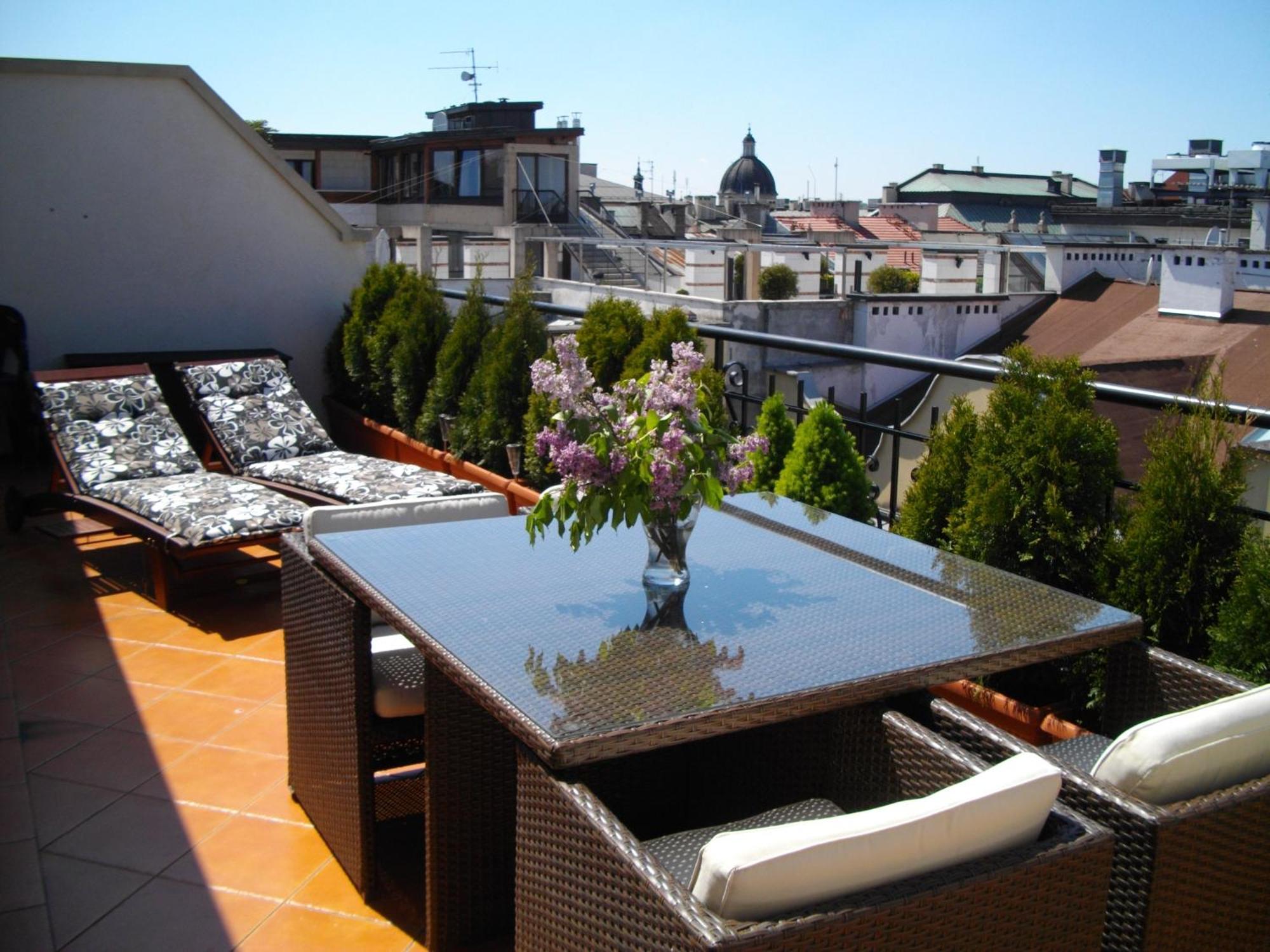 Apartament W Centrum - Duplex Penthouse In The Centre With Terrace And Air Conditioning Krakkó Kültér fotó